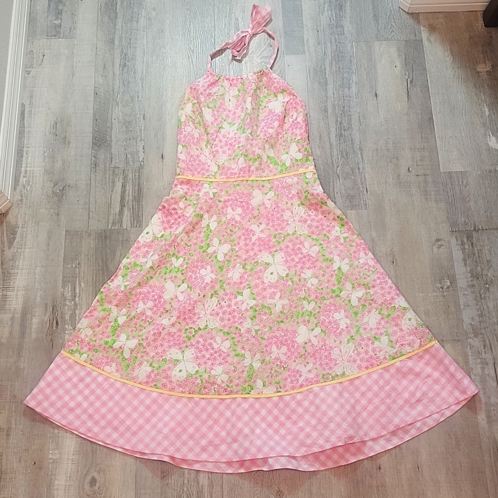 Vintage Lilly Pulitzer Halter Dress, 6